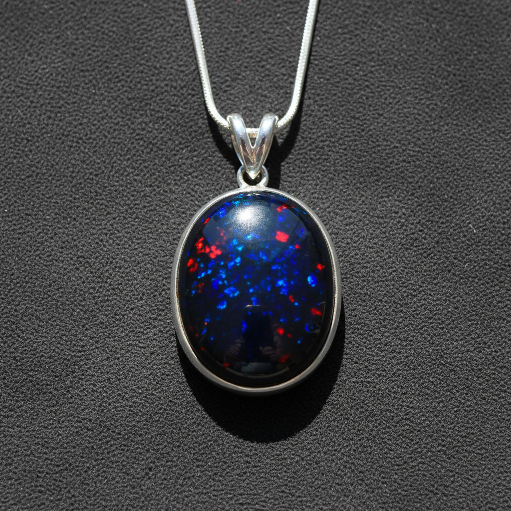 Black Opal Necklace